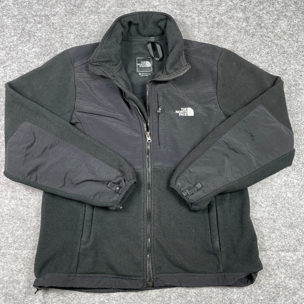 The North Face Denali Fleece Jacket Womens L Black Full Zip Outdoor Hiking